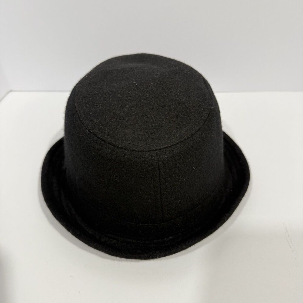 Milani Men Hat S/M Black 5% Wool 95 Polyester Designed in Italy - Picture 15 of 16